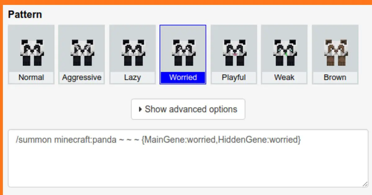 Summon Panda Command Minecraft Summon Mob Generator Gamer Geeks