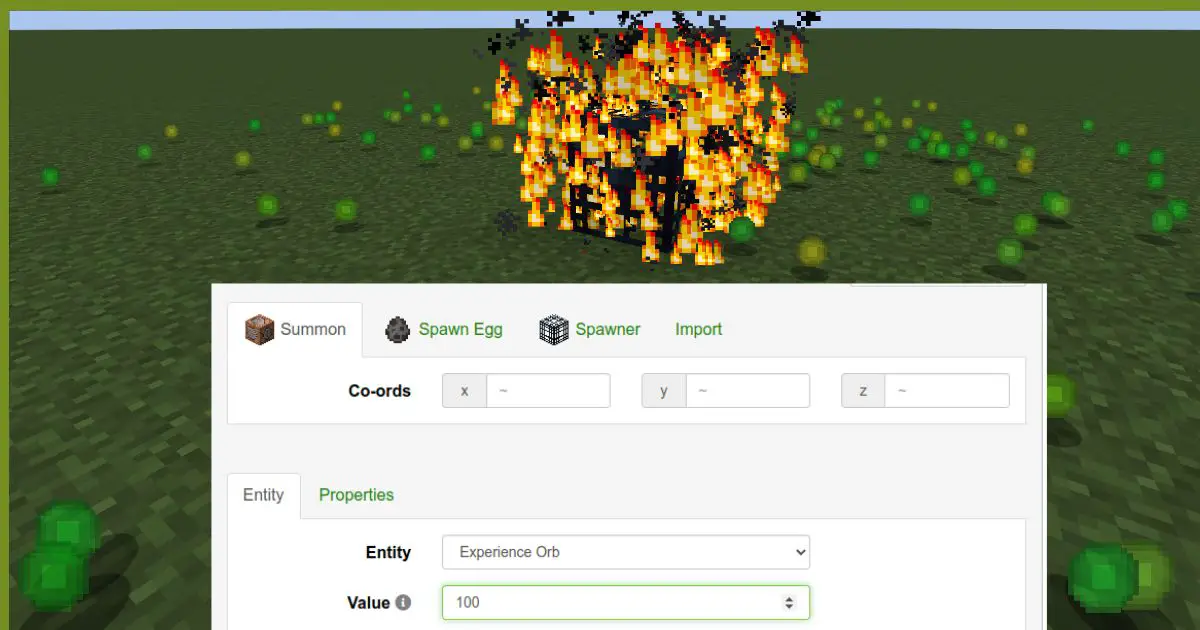 Minecraft Summon Experience Orb Generator : Gamer Geeks