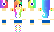 Rainbow Minecraft Skin