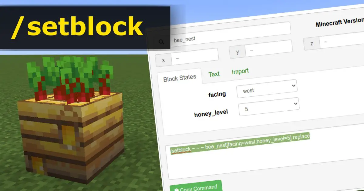 Minecraft, {$/dist/application/minecraft/setblock-command-generator|title}